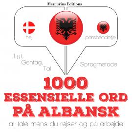 Hörbuch 1000 essentielle ord på albansk  - Autor JM Gardner   - gelesen von Amalie Mercurius