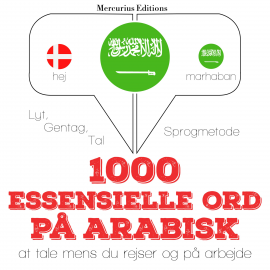 Hörbuch 1000 essentielle ord på arabisk  - Autor JM Gardner   - gelesen von Amalie Mercurius