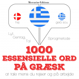 Hörbuch 1000 essentielle ord på græsk  - Autor JM Gardner   - gelesen von Amalie Mercurius