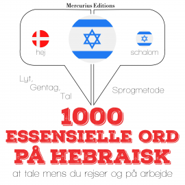 Hörbuch 1000 essentielle ord på hebraisk  - Autor JM Gardner   - gelesen von Amalie Mercurius