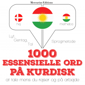 Hörbuch 1000 essentielle ord på kurdisk  - Autor JM Gardner   - gelesen von Amalie Mercurius