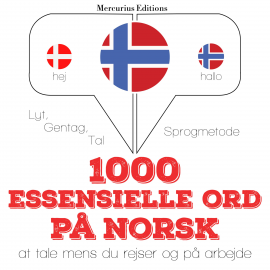 Hörbuch 1000 essentielle ord på norsk  - Autor JM Gardner   - gelesen von Amalie Mercurius
