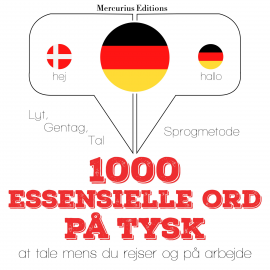 Hörbuch 1000 essentielle ord på tysk  - Autor JM Gardner   - gelesen von Amalie Mercurius