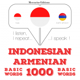 Hörbuch 1000 kata-kata penting di Armenia  - Autor JM Gardner   - gelesen von Friska Mercurius