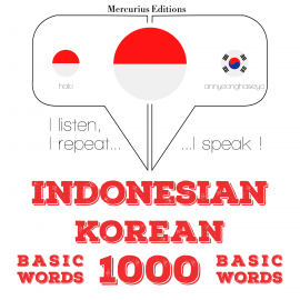Hörbuch 1000 kata-kata penting di Korea  - Autor JM Gardner   - gelesen von Friska Mercurius