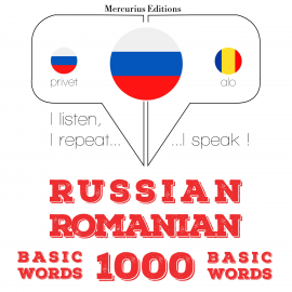 Hörbuch 1000 основных слов на румынском языке  - Autor JM Gardner   - gelesen von Veronika Mercurius