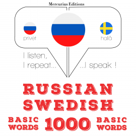 Hörbuch 1000 основных слов на шведском языке  - Autor JM Gardner   - gelesen von Veronika Mercurius
