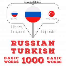 Hörbuch 1000 основных слов на турецком языке  - Autor JM Gardner   - gelesen von Veronika Mercurius