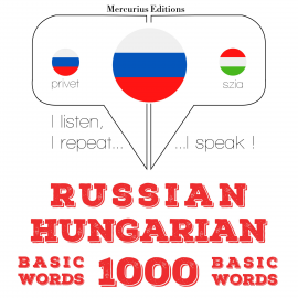 Hörbuch 1000 основных слов в венгерском  - Autor JM Gardner   - gelesen von Veronika Mercurius
