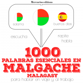 Hörbuch 1000 palabras esenciales en malgache (malagasy)  - Autor JM Gardner   - gelesen von Ana Mercurius