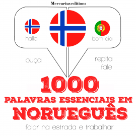 Hörbuch 1000 palavras essenciais em norueguês  - Autor JM Gardner   - gelesen von Iana Serena Mercurius