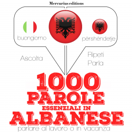 Hörbuch 1000 parole essenziali in Albanese  - Autor JM Gardner   - gelesen von Francesca Mercurius