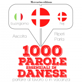 Hörbuch 1000 parole essenziali in Danese  - Autor JM Gardner   - gelesen von Francesca Mercurius