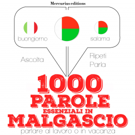 Hörbuch 1000 parole essenziali in Malgascio  - Autor JM Gardner   - gelesen von Francesca Mercurius