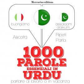 Hörbuch 1000 parole essenziali in Urdu  - Autor JM Gardner   - gelesen von Francesca Mercurius