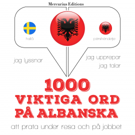 Hörbuch 1000 viktiga ord på albanska  - Autor JM Gardner   - gelesen von Veronika Mercurius