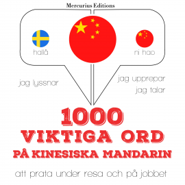 Hörbuch 1000 viktiga ord på kinesiska - Mandarin  - Autor JM Gardner   - gelesen von Veronika Mercurius