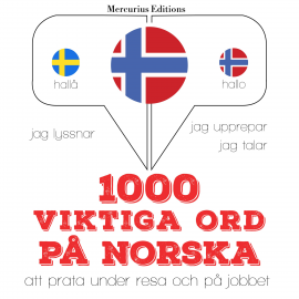 Hörbuch 1000 viktiga ord på norska  - Autor JM Gardner   - gelesen von Veronika Mercurius