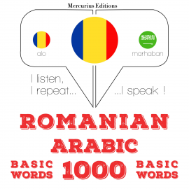 Hörbuch Arabă - Romania: 1000 de cuvinte de bază  - Autor JM Gardner   - gelesen von Livia Mercurius