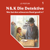 Hörbuch Wer hat den schwarzen Hund geseh'n? (N&K Die Detektive 1)  - Autor Jo Pestum   - gelesen von Schauspielergruppe