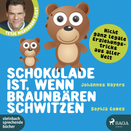 Hörbuch Schokolade ist, wenn Braunbären schwitzen  - Autor Johannes Hayers   - gelesen von Tetje Mierendorf