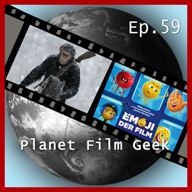 Hörbuch Planet der Affen: Survival, Emoji - Der Film (PFG Episode 59)  - Autor Johannes Schmidt;Colin Langley   - gelesen von Schauspielergruppe