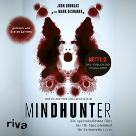 Hörbuch Mindhunter  - Autor John Douglas   - gelesen von Stefan Lehnen