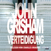 Hörbuch Verteidigung  - Autor John Grisham   - gelesen von Charles Brauer