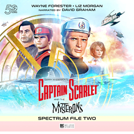 Hörbuch Captain Scarlet and the Silent Saboteur - Spectrum File 2 - Captain Scarlet and the Mysterons (Unabridged)  - Autor John Theydon   - gelesen von Schauspielergruppe