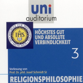 Hörbuch Religionsphilosophie (3)  - Autor Josef Schmidt   - gelesen von Josef Schmidt