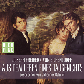 Hörbuch Aus dem Leben eines Taugenichts  - Autor Joseph Freiherr von Eichendorff   - gelesen von Johannes Gabriel