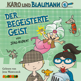 Hörbuch Der begeisterte Geist (Karo und Blaumann 3)  - Autor Jörg Hilbert   - gelesen von Jens Wawrczeck