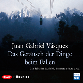 Hörbuch Das Geräusch der Dinge beim Fallen  - Autor Juan Gabriel Vásquez   - gelesen von Sebastian Rudolph