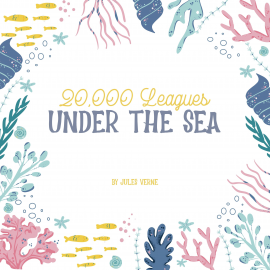 Hörbuch 20,000 Leagues Under the Sea  - Autor Jules Verne   - gelesen von Michele Fry