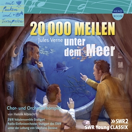 Hörbuch 20000 Meilen unter dem Meer  - Autor Jules Verne;Zebralution   - gelesen von Diverse