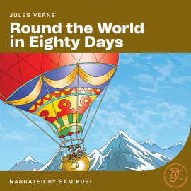 Hörbuch Around the World in Eighty Days  - Autor Jules Verne   - gelesen von Ernest Wilson
