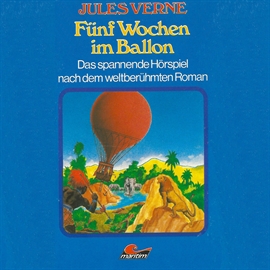 Hörbuch Fünf Wochen im Ballon  - Autor Jules Verne   - gelesen von Klaus Seibert