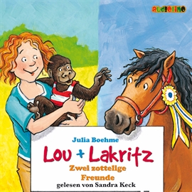 Hörbuch Zwei zottelige Freunde (Lou + Lakritz 2)  - Autor Julia Boehme   - gelesen von Sandra Keck