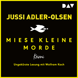 Hörbuch Miese kleine Morde  - Autor Jussi Adler-Olsen   - gelesen von Wolfram Koch