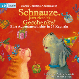 Hörbuch Schnauze, jetzt rieselt's Geschenke  - Autor Karen Christine Angermayer   - gelesen von Schauspielergruppe