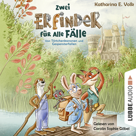 Hörbuch Zwei Erfinder für alle Fälle - Von Törtchenkanonen und Gespensterfallen (Ungekürzt)  - Autor Katharina E. Volk   - gelesen von Carolin Sophie Göbel