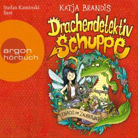 Hörbuch Chaos im Zauberwald - Drachendetektiv Schuppe, Band 1 (Ungekürzte Lesung)  - Autor Katja Brandis   - gelesen von Stefan Kaminski
