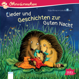 Hörbuch Ohrwürmchen. Lieder und Geschichten zur Guten Nacht  - Autor Katja Richert   - gelesen von Sabine Paas