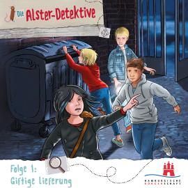 Hörbuch Die Alster-Detektive, Folge 1: Giftige Lieferung (Ungekürzt)  - Autor Katrin Wiegand, Kai Schwind   - gelesen von Schauspielergruppe