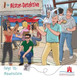 Hörbuch Die Alster-Detektive, Folge 10: Möwenalarm (Ungekürzt)  - Autor Katrin Wiegand, Kai Schwind   - gelesen von Schauspielergruppe