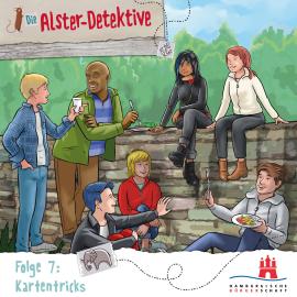 Hörbuch Die Alster-Detektive, Folge 7: Kartentricks (Ungekürzt)  - Autor Katrin Wiegand, Kai Schwind   - gelesen von Schauspielergruppe