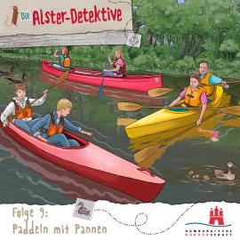 Hörbuch Die Alster-Detektive, Folge 9: Paddeln mit Pannen  - Autor Katrin Wiegand, Kai Schwind   - gelesen von Schauspielergruppe