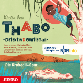 Hörbuch Thabo - Detektiv & Gentleman. Die Krokodil-Spur  - Autor Kirsten Boie   - gelesen von Schauspielergruppe
