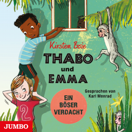 Hörbuch Thabo und Emma. Ein böser Verdacht.  - Autor Kirsten Boie   - gelesen von Karl Menrad
