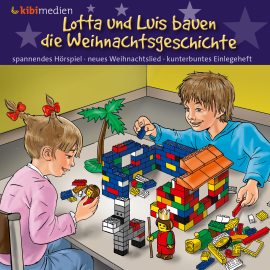 Hörbuch Lotta und Luis bauen die Weihnachtsgeschichte  - Autor Kirsten Brünjes   - gelesen von Philipp Scheppmann